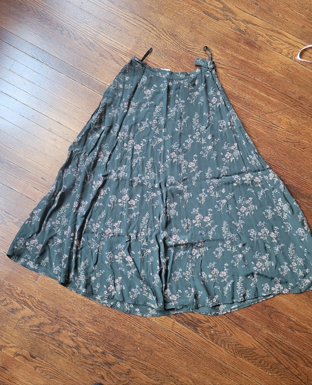 JH Collectibles Floral Maxi Skirt in Teal and Pink